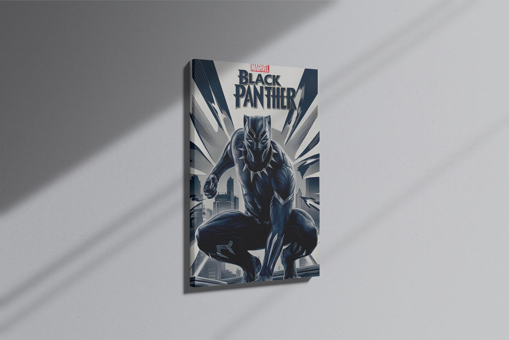 GeekCultcha Marvel Black Panther Premium Canvas Print