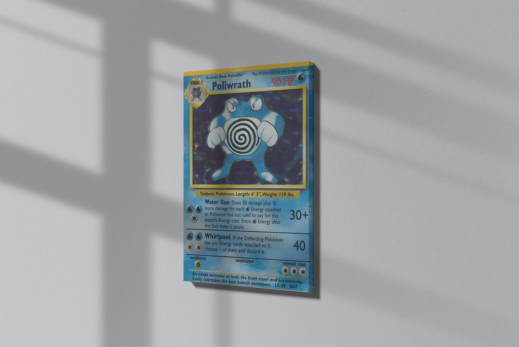 GeekCultcha Pokémon Poliwrath Premium Canvas Print