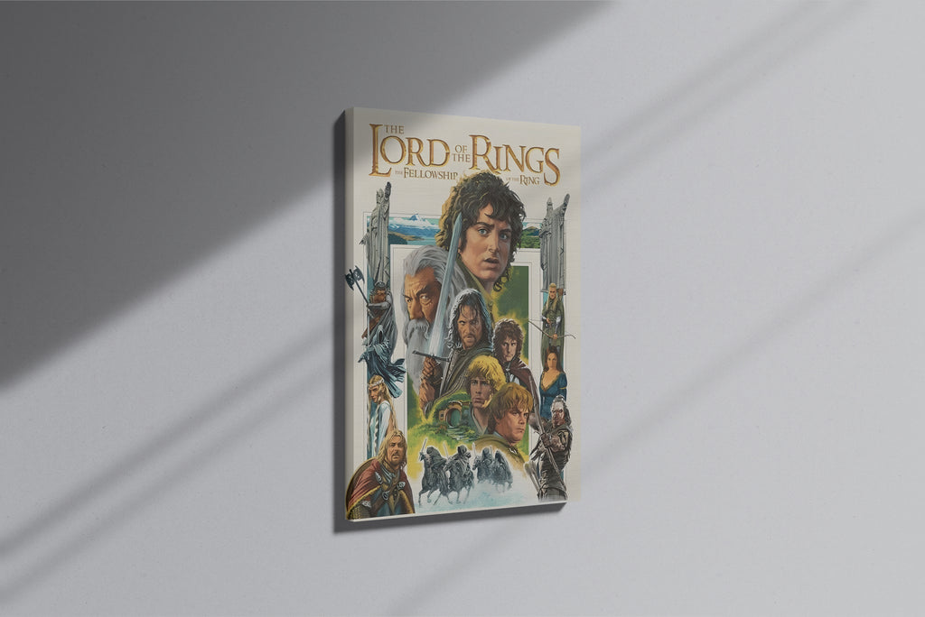 GeekCultcha The Lord of the Rings Fellowship of the Ring Premium Canvas Print