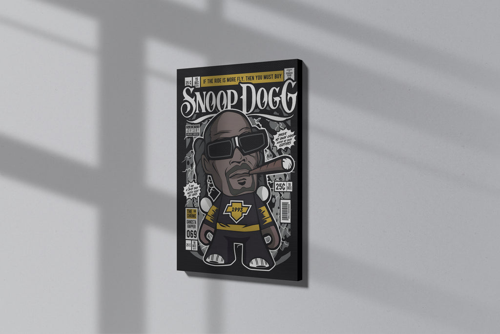 GeekCultcha Snoop Dogg Themed Premium Canvas Painting
