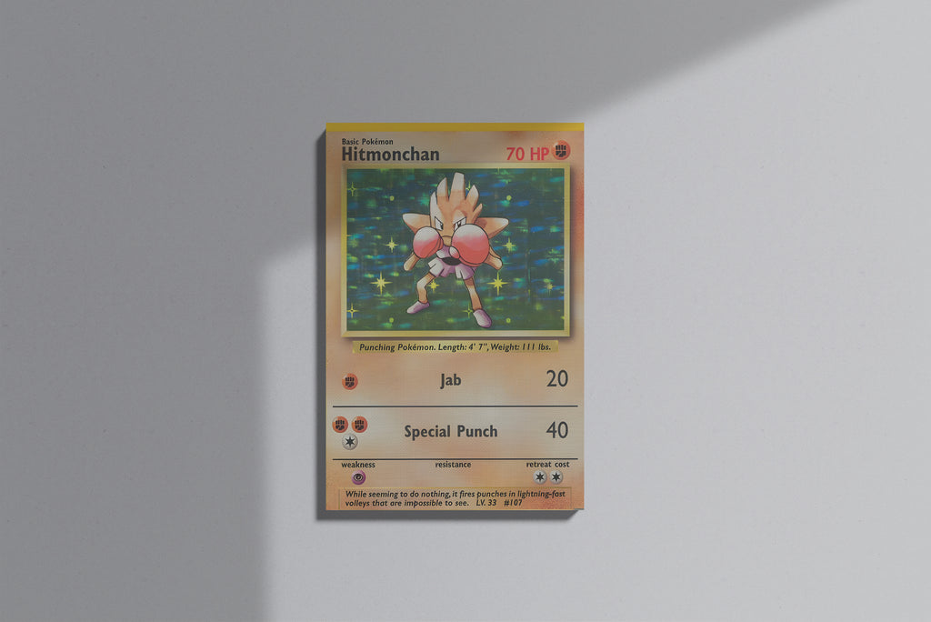 GeekCultcha Pokémon Hitmonchan Premium Canvas Print