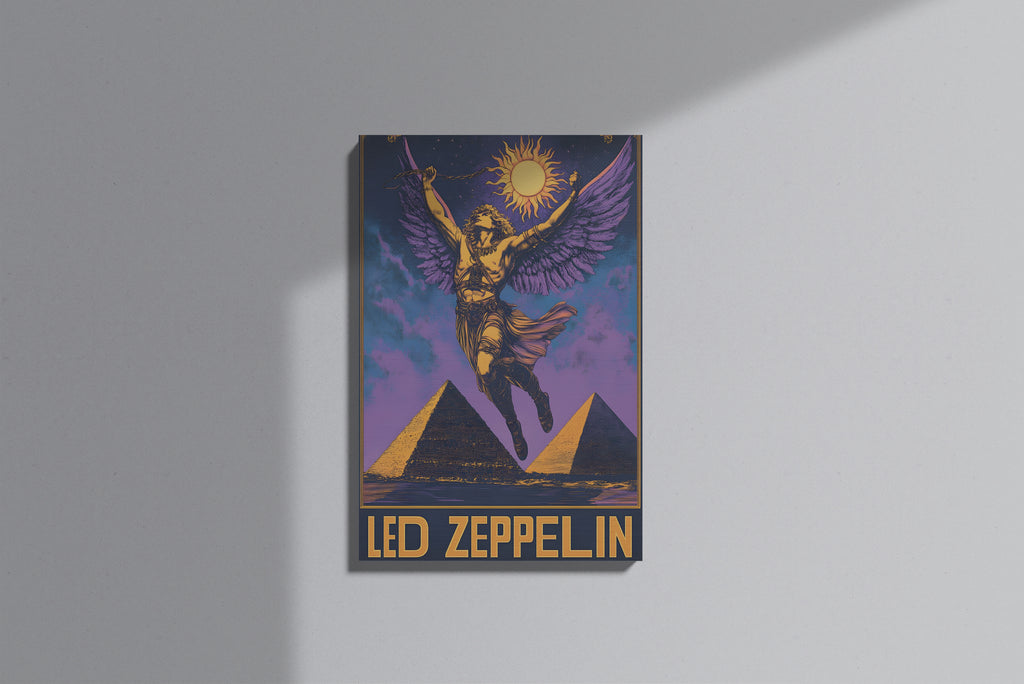 GeekCultcha Led Zeppelin Legend Canvas Painting