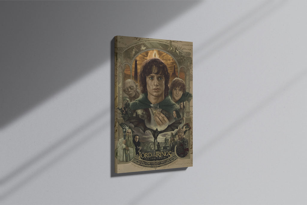 GeekCultcha Lord of the Rings: The Two Towers Premium Canvas Painting