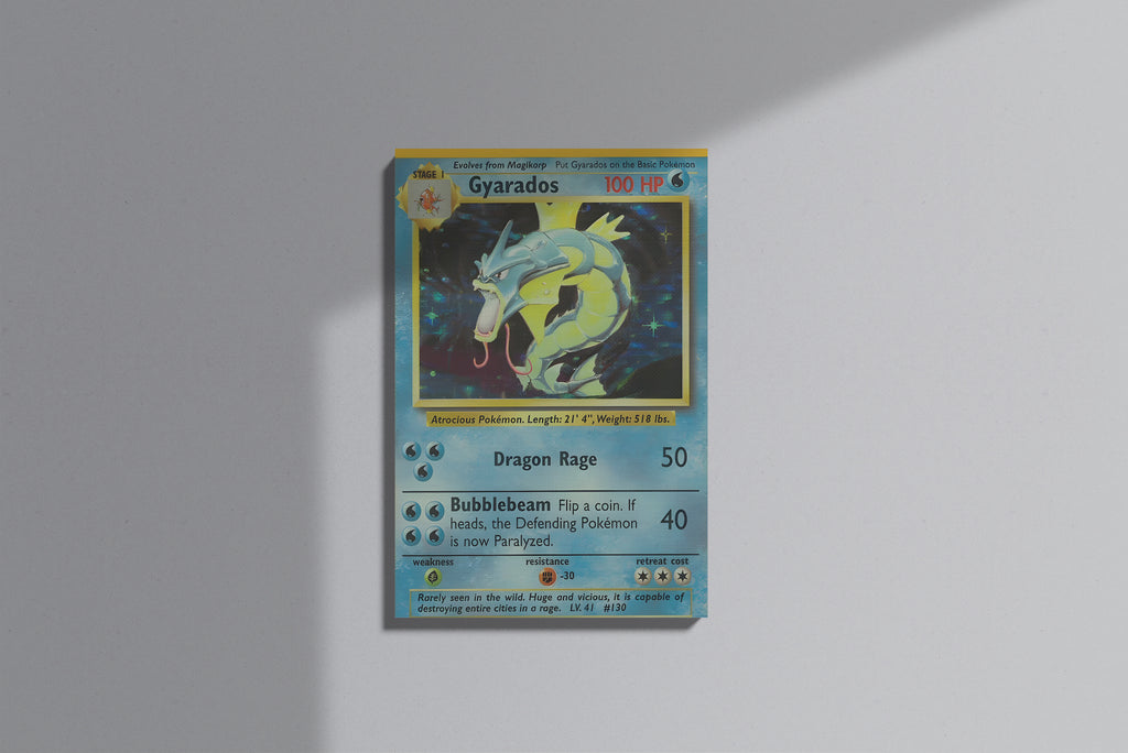 GeekCultcha Pokémon Gyarados Premium Canvas Print