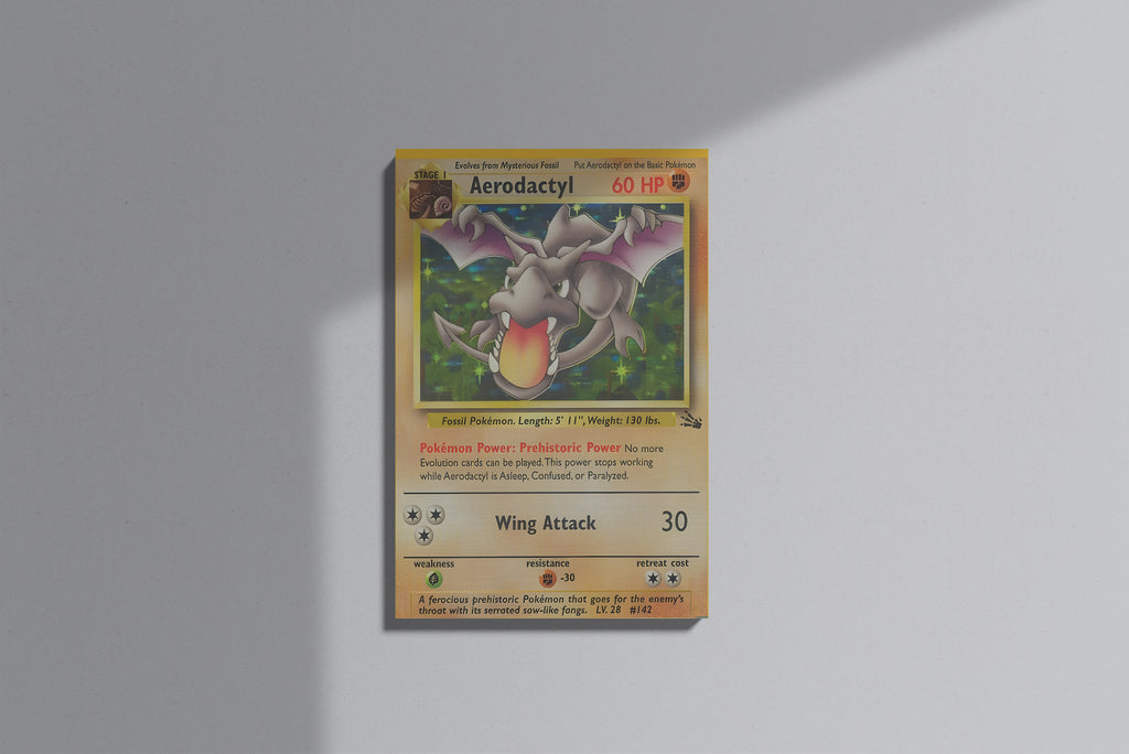 GeekCultcha Pokémon Aerodactyl Premium Canvas Print