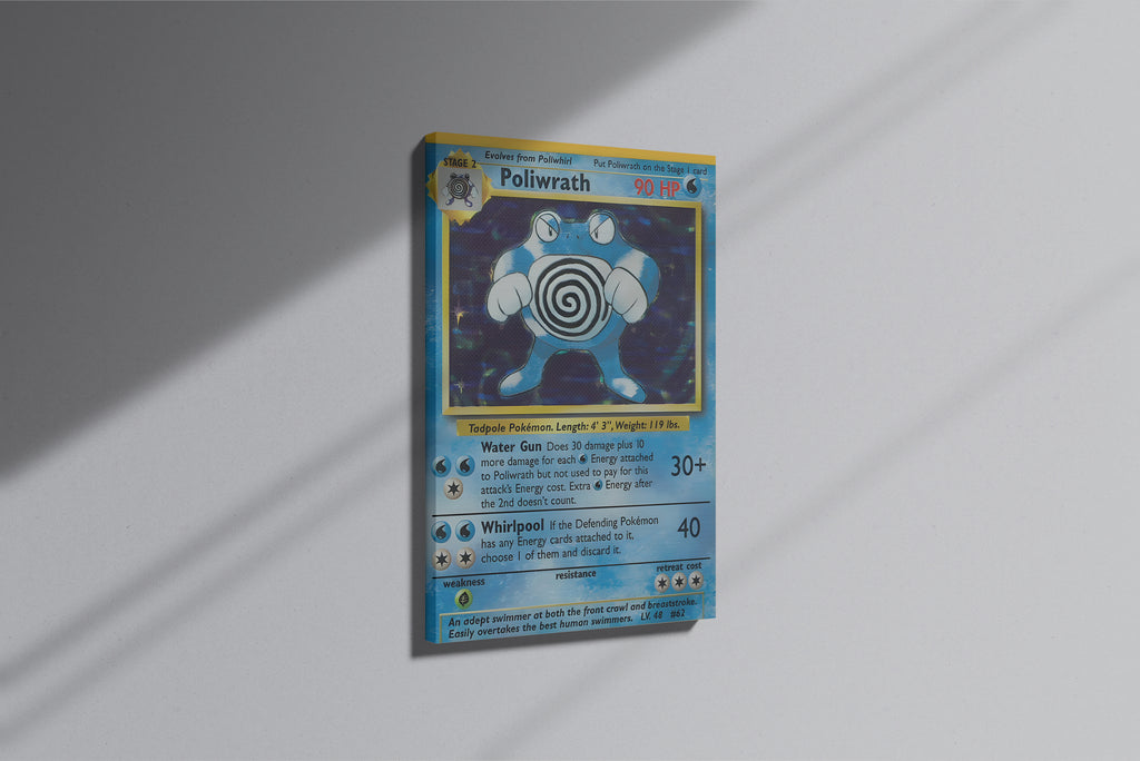 GeekCultcha Pokémon Poliwrath Premium Canvas Print