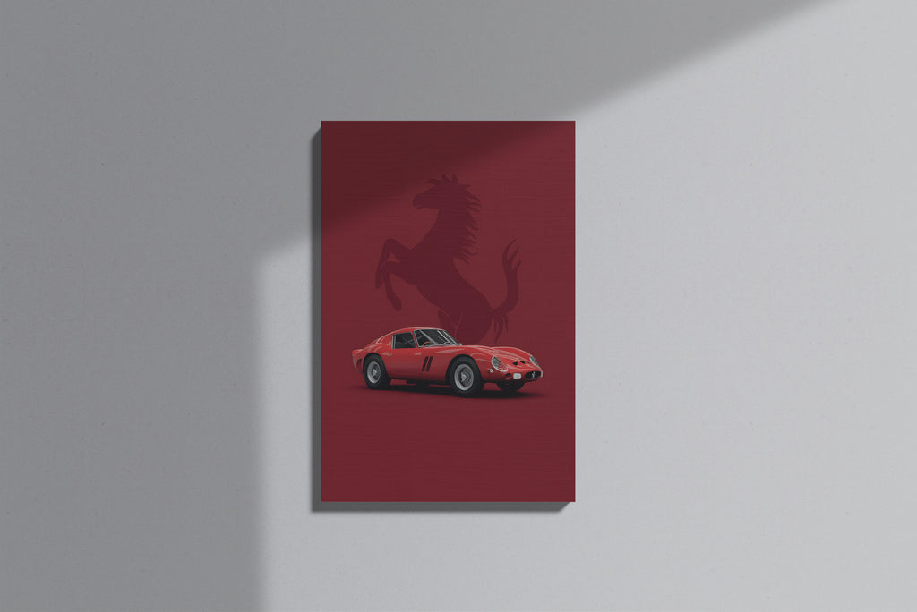 GeekCultcha Ferrari 250 GTO Premium Canvas Print