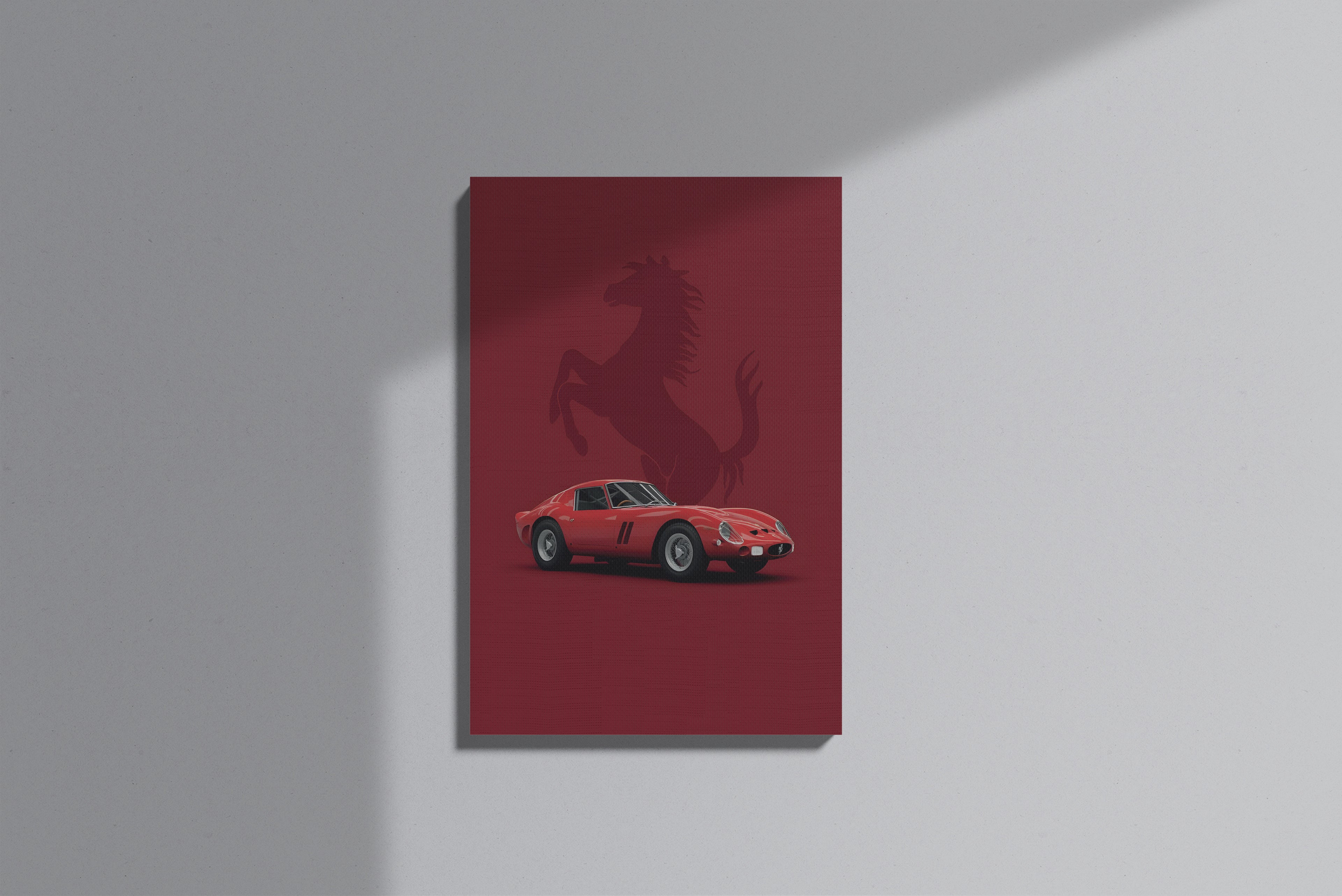 GeekCultcha Ferrari 250 GTO Premium Canvas Print