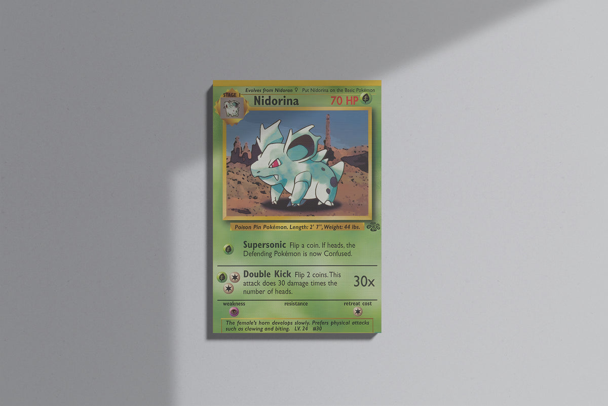 GeekCultcha Pokémon Nidorina Premium Canvas Print