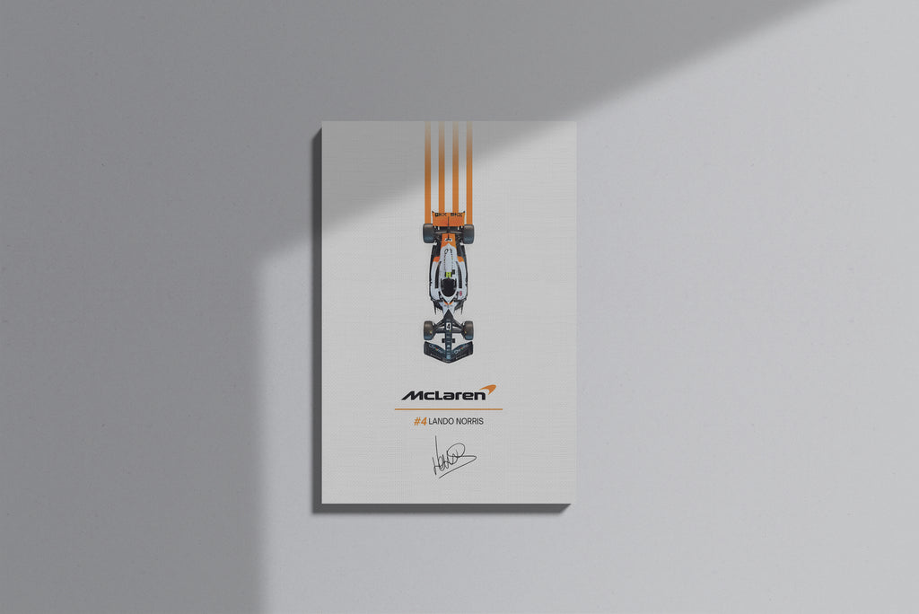 GeekCultcha McLaren Lando Norris Premium Canvas Print