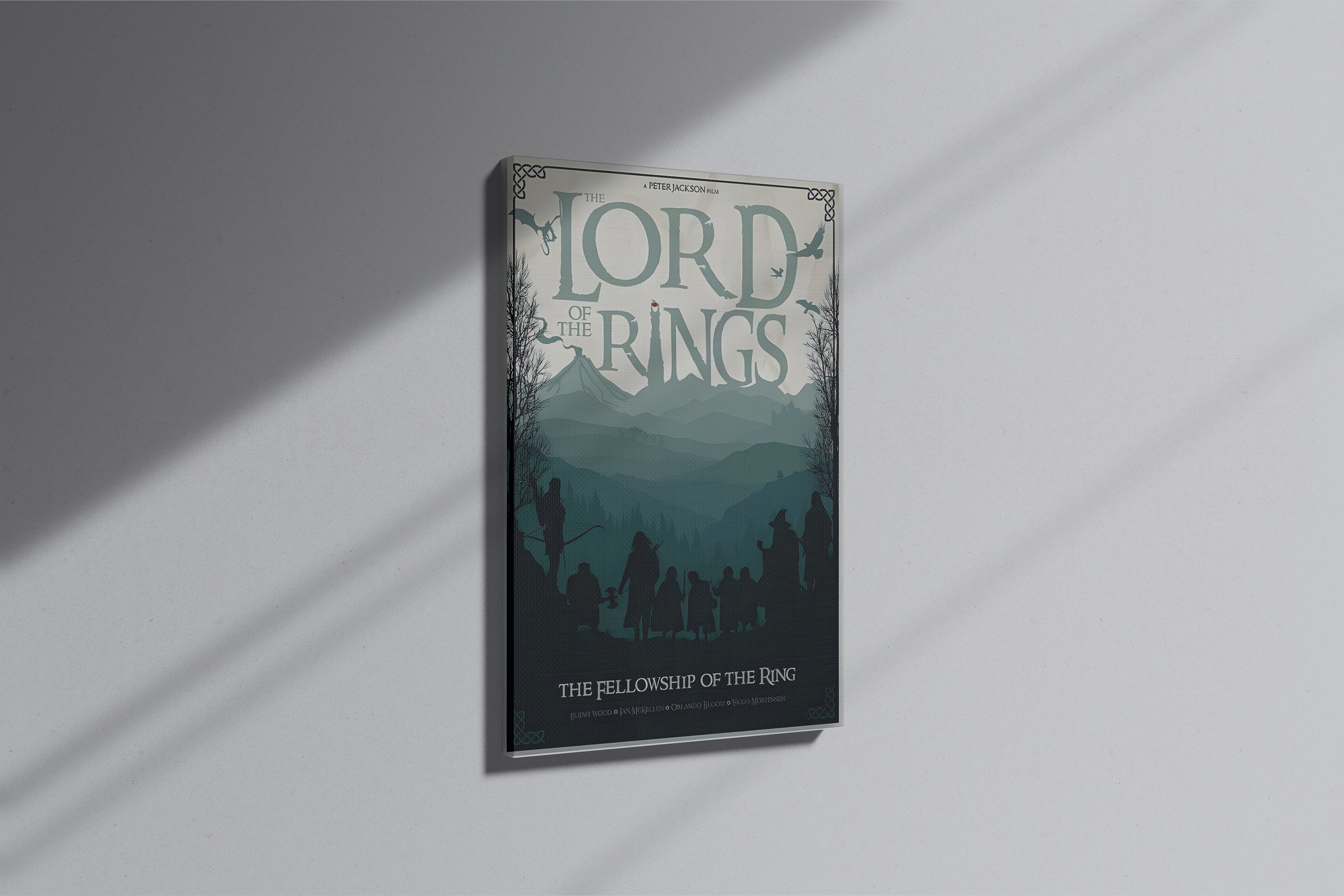 GeekCultcha Lord of the Rings Premium Canvas Painting