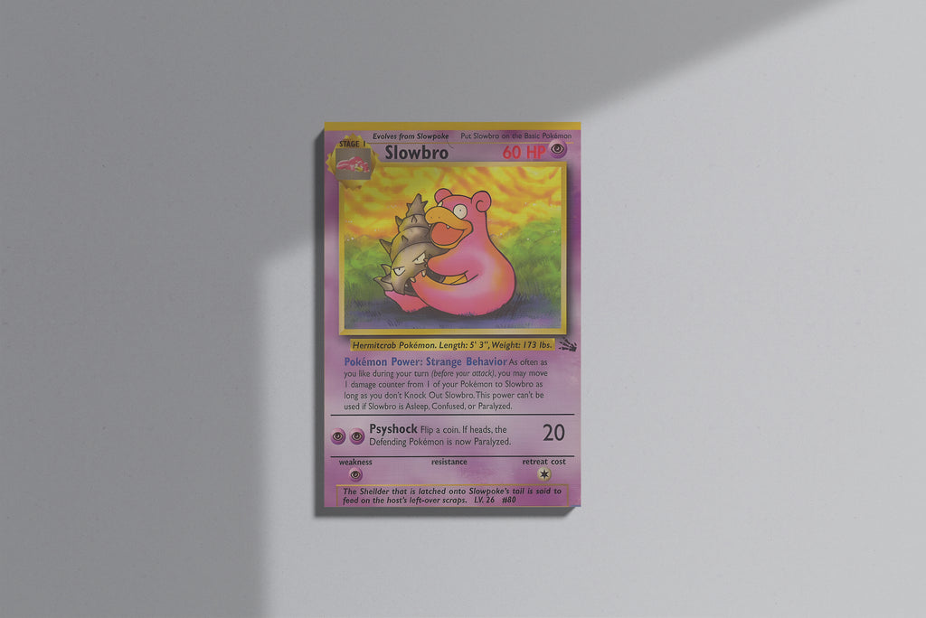 GeekCultcha Pokémon Slowbro Premium Canvas Print