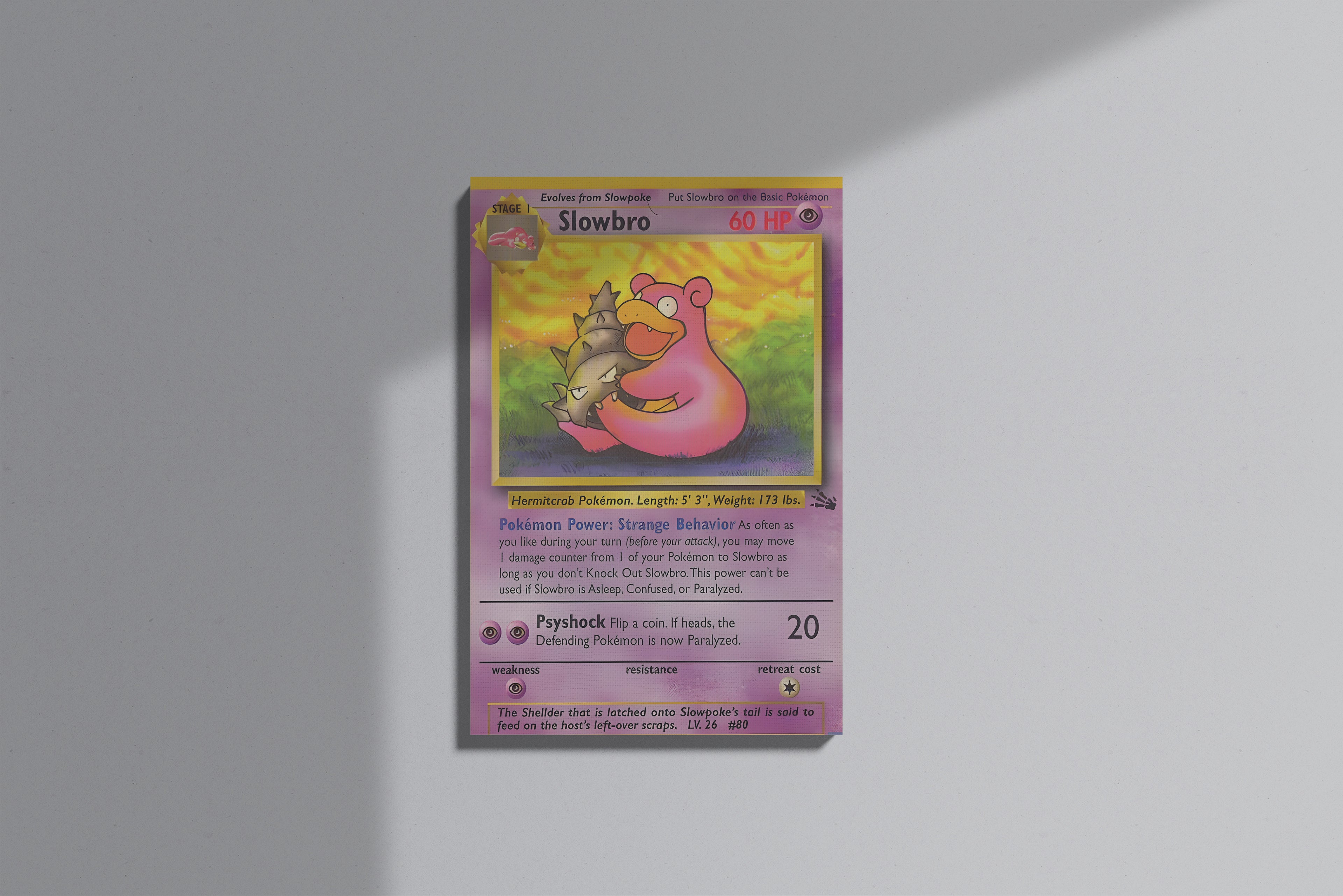 GeekCultcha Pokémon Slowbro Premium Canvas Print