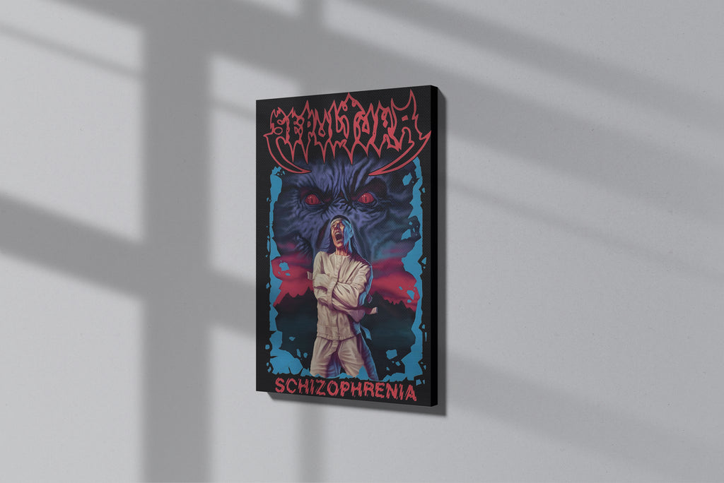 GeekCultcha Sepultura Schizophrenia Premium Canvas Print