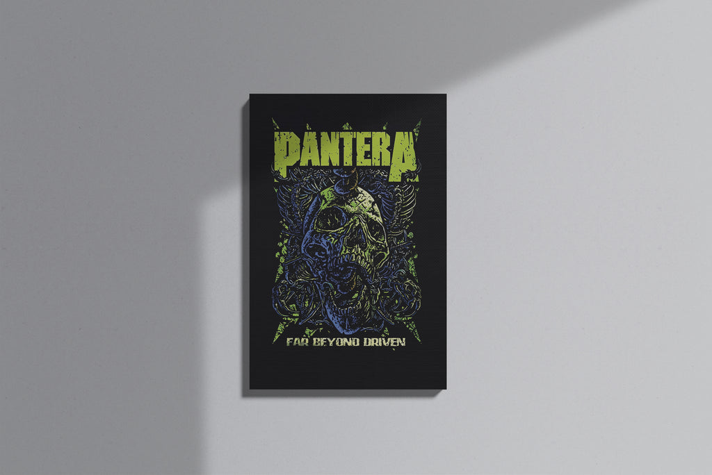 GeekCultcha Pantera Far Beyond Driven Themed Premium Canvas Painting