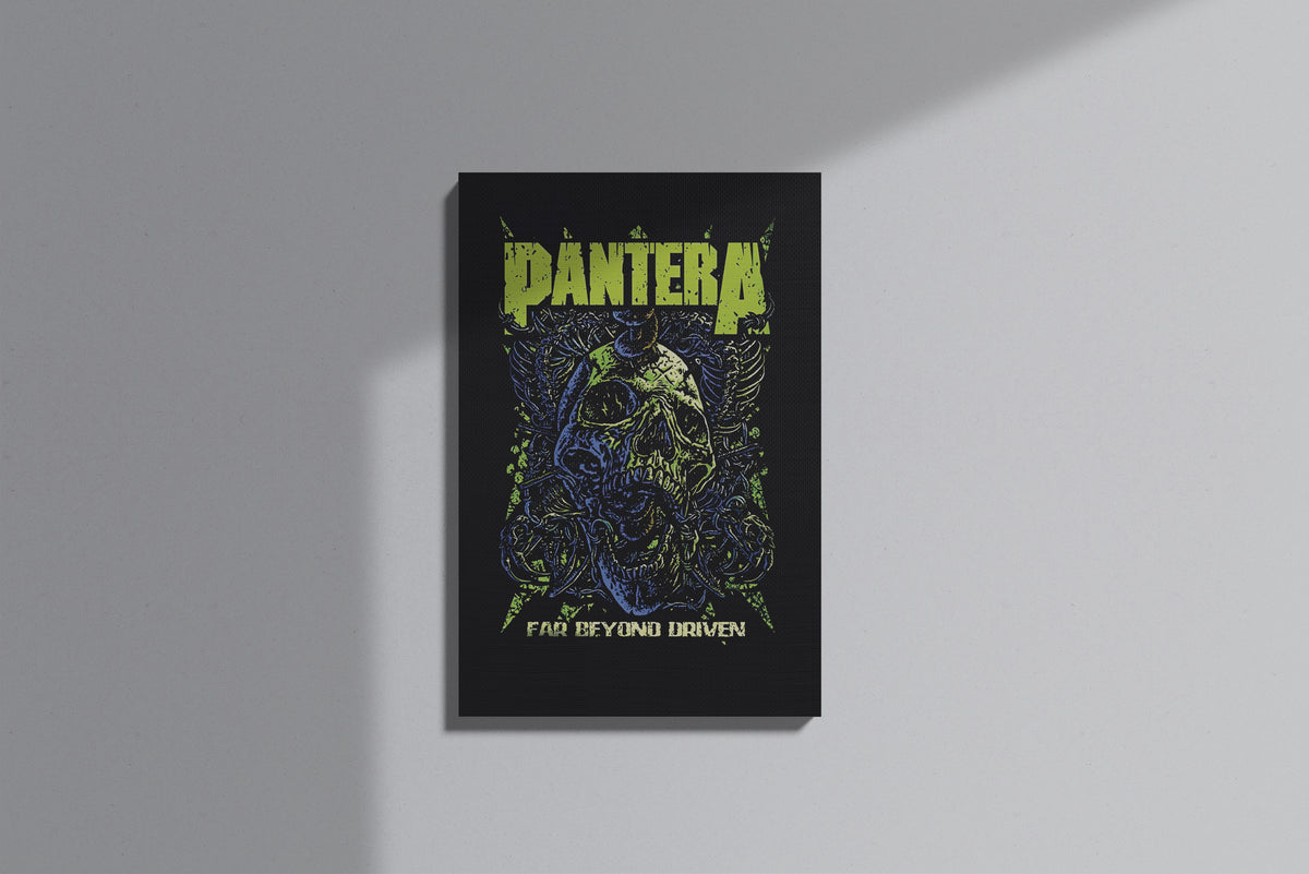 GeekCultcha Pantera Far Beyond Driven Themed Premium Canvas Painting