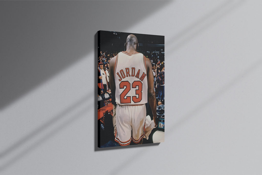 GeekCultcha NBA Michael Jordan Premium Canvas Print