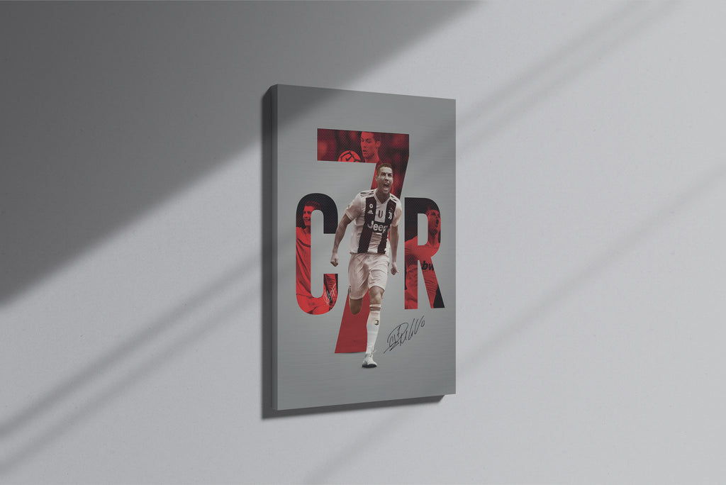 GeekCultcha Cristiano Ronaldo Juventus Premium Canvas Print