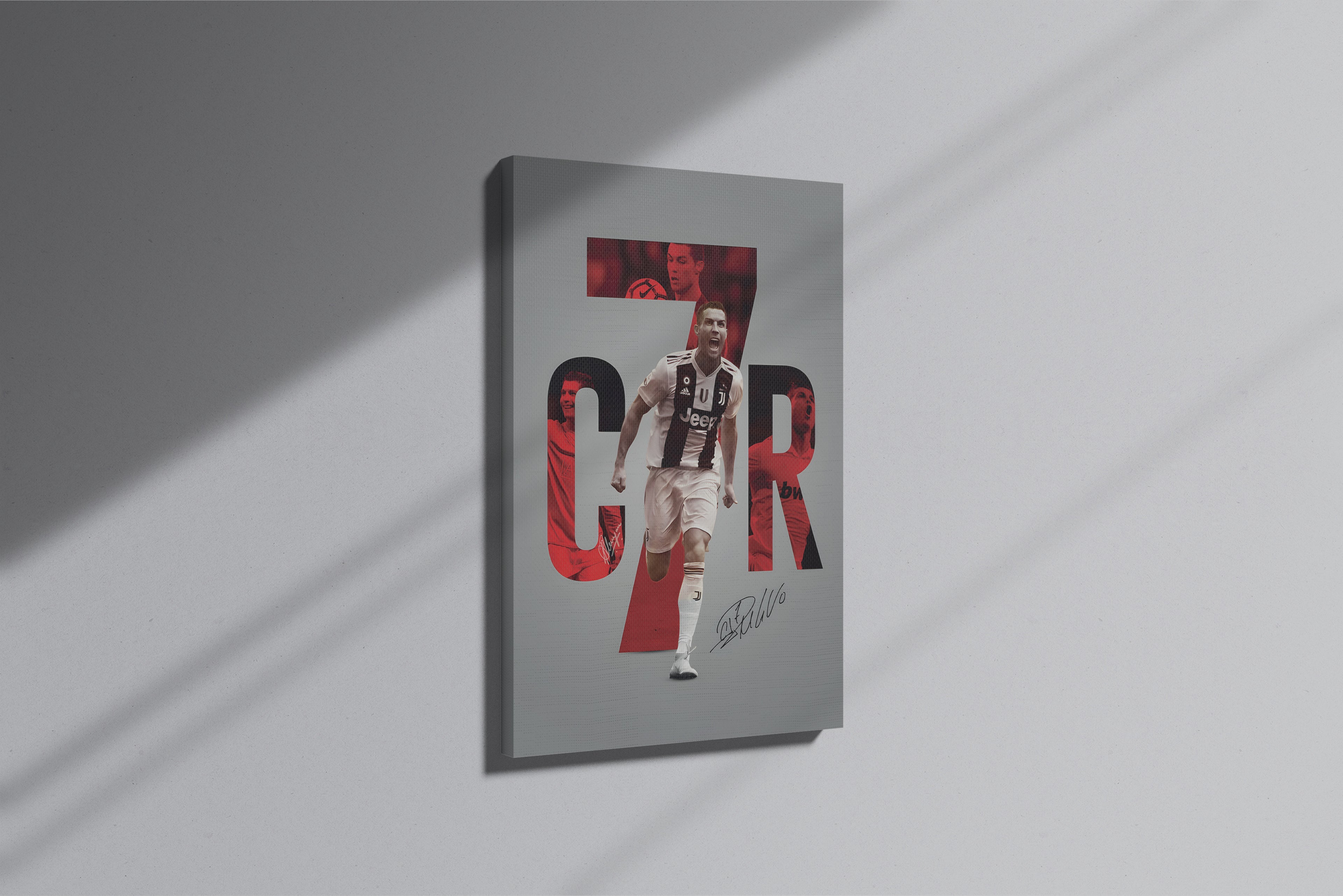 GeekCultcha Cristiano Ronaldo Juventus Premium Canvas Print