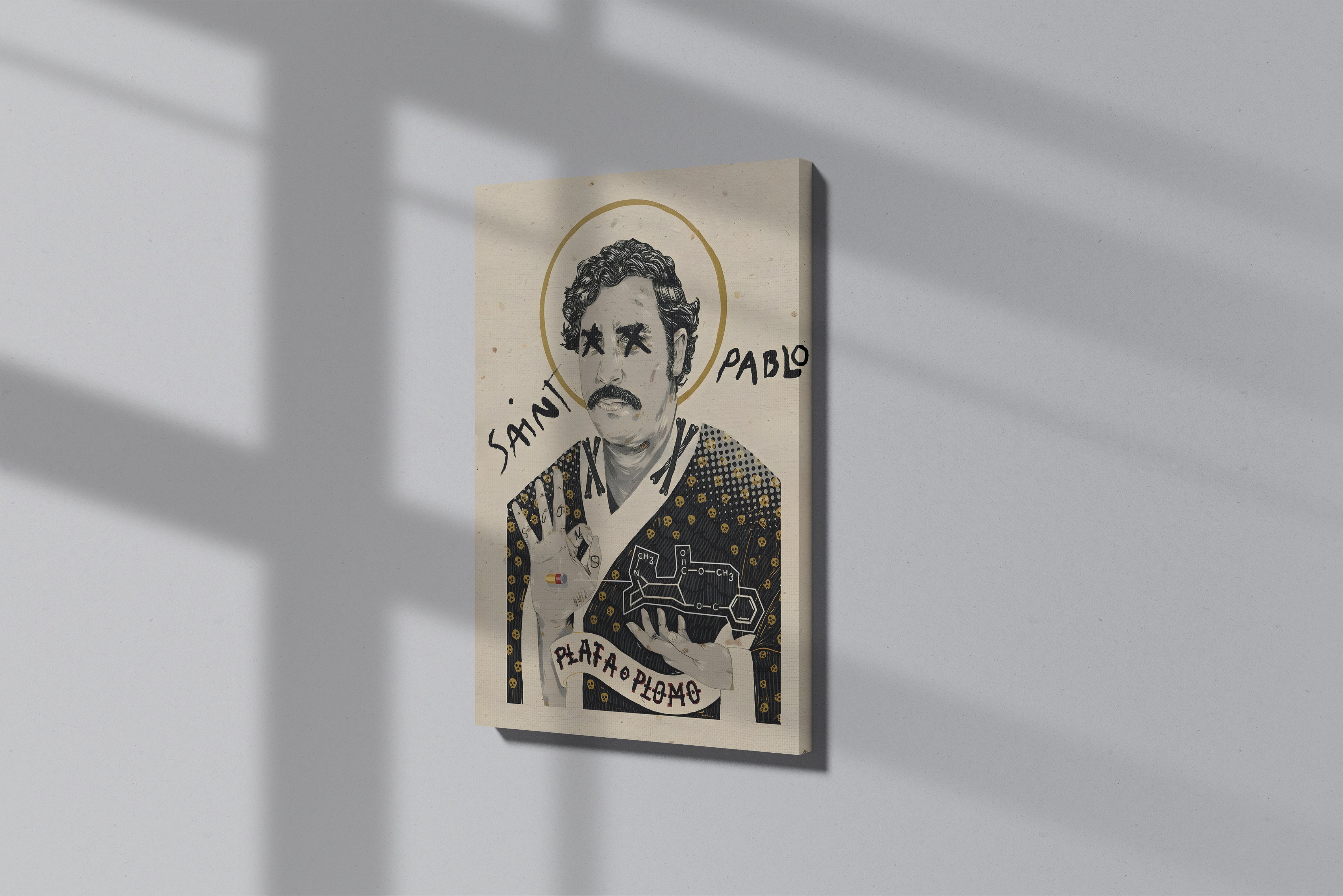 GeekCultcha Saint Pablo Canvas Painting Contemporary Art