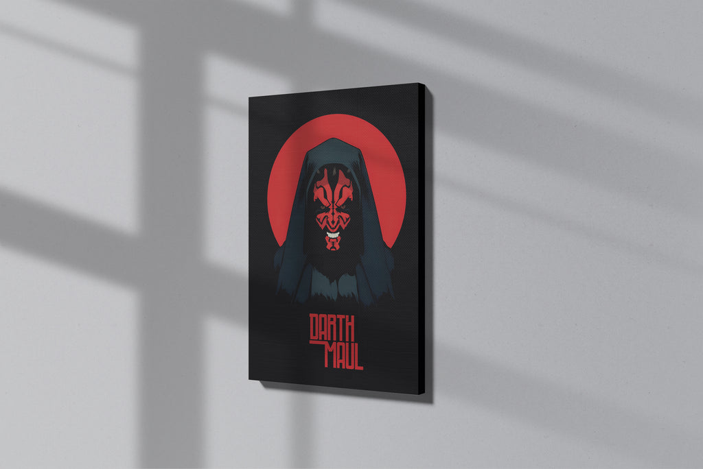 GeekCultcha Star Wars Darth Maul Premium Canvas Print