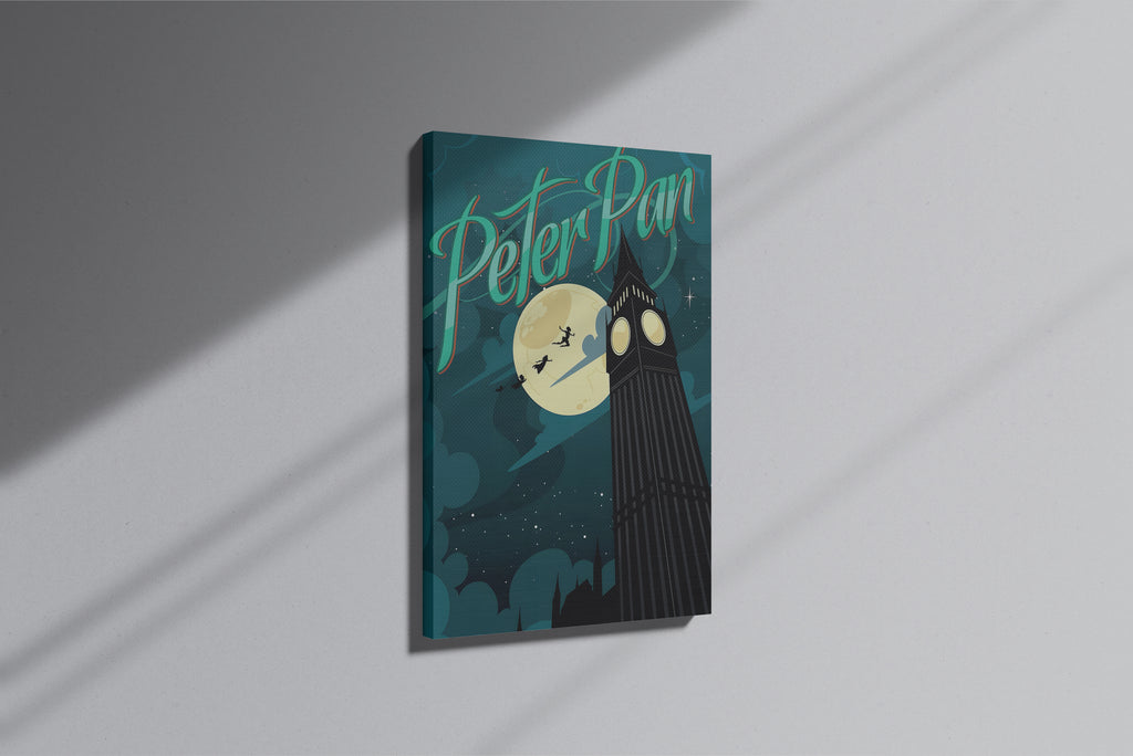 GeekCultcha Disney Peter Pan Premium Canvas Print