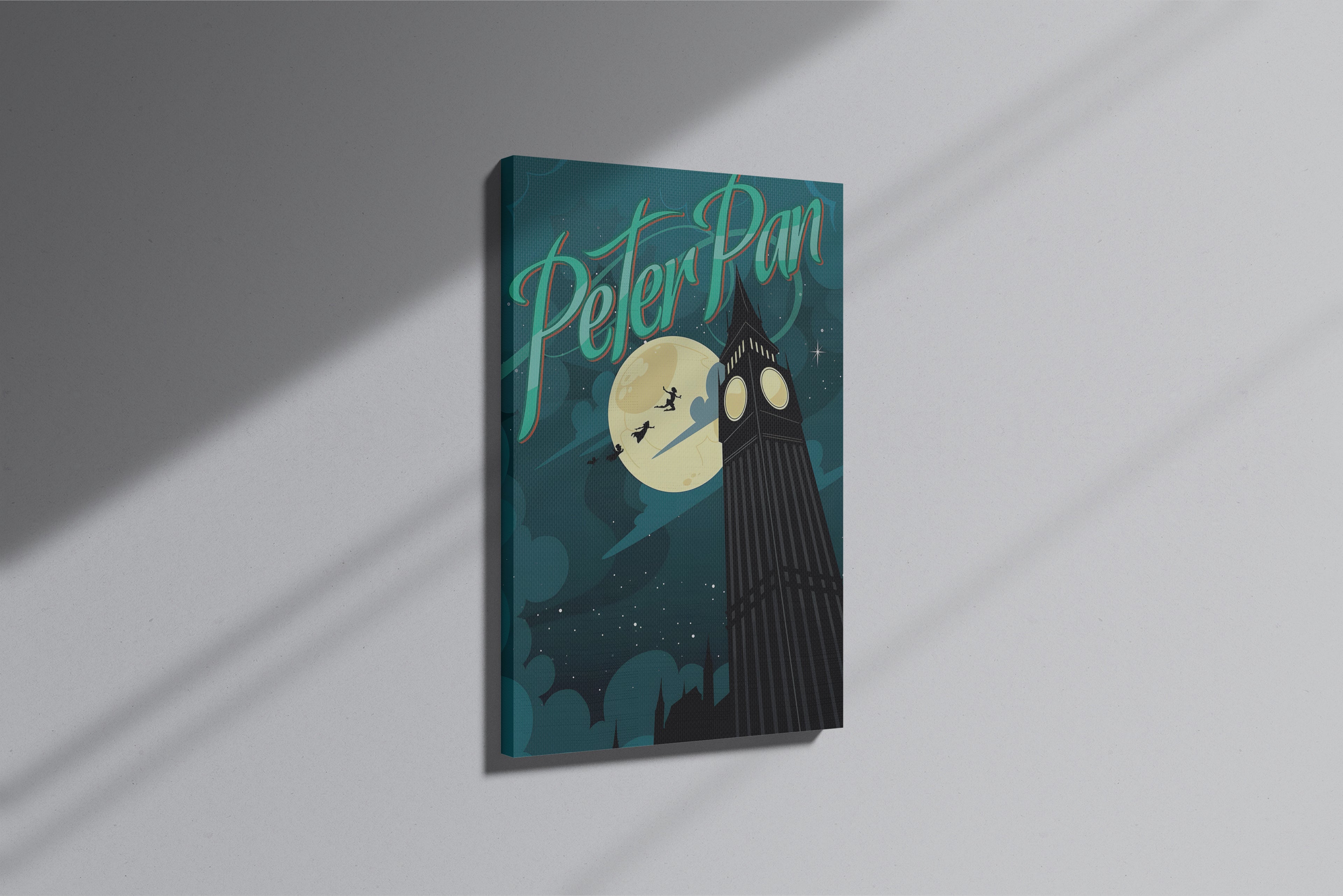 GeekCultcha Disney Peter Pan Premium Canvas Print