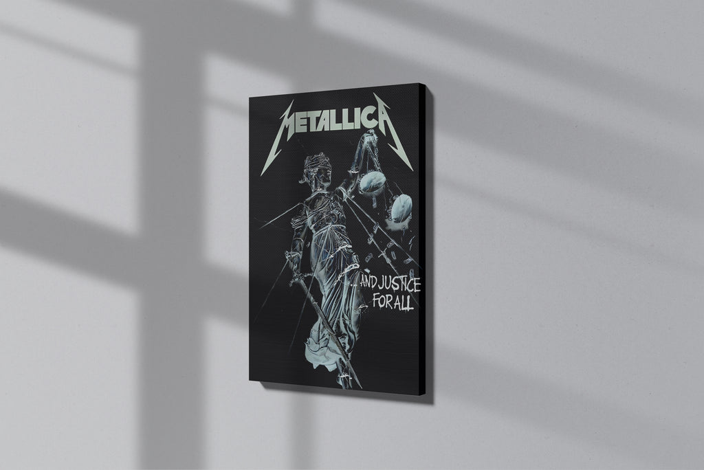 GeekCultcha Metallica And Justice For All Premium Canvas Print