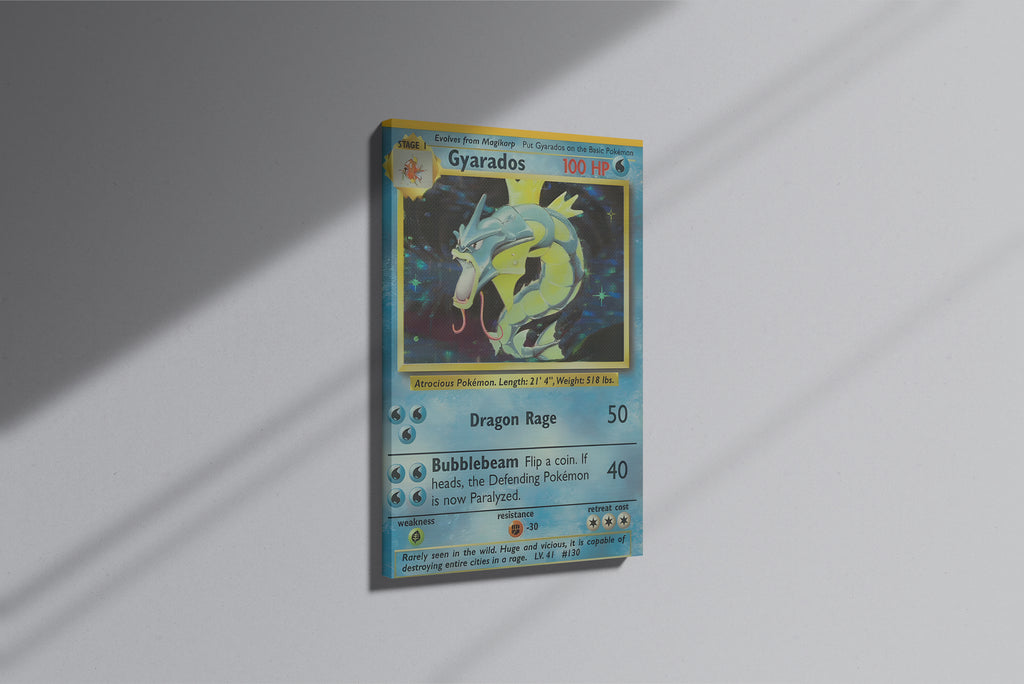 GeekCultcha Pokémon Gyarados Premium Canvas Print