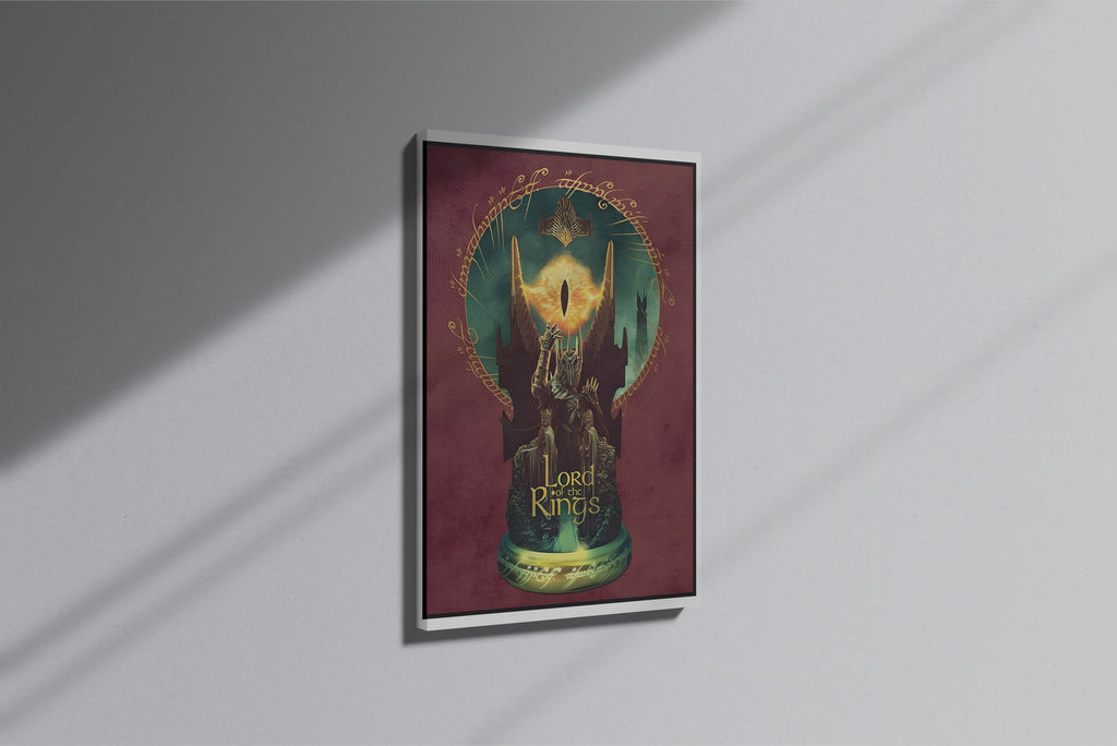 GeekCultcha Lord of the Rings Sauron Themed Premium Canvas Print