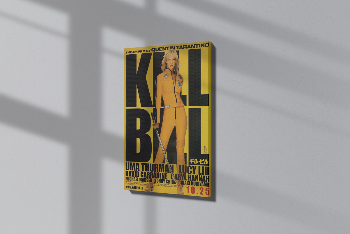 GeekCultcha Kill Bill Beatrix Kiddo Premium Canvas Print