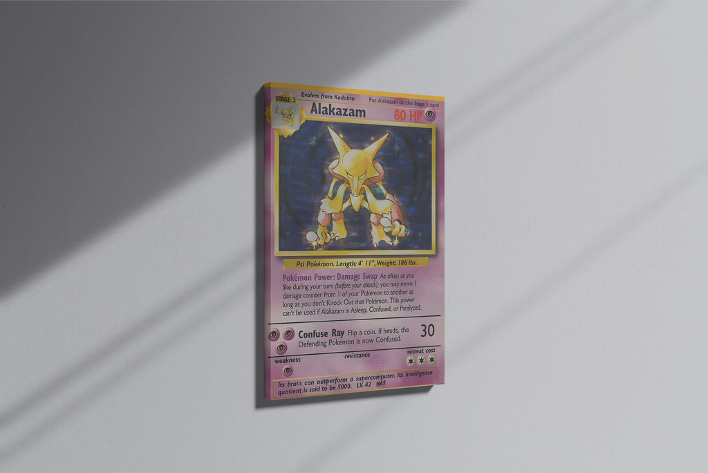 GeekCultcha Pokémon Alakazam Premium Canvas Print