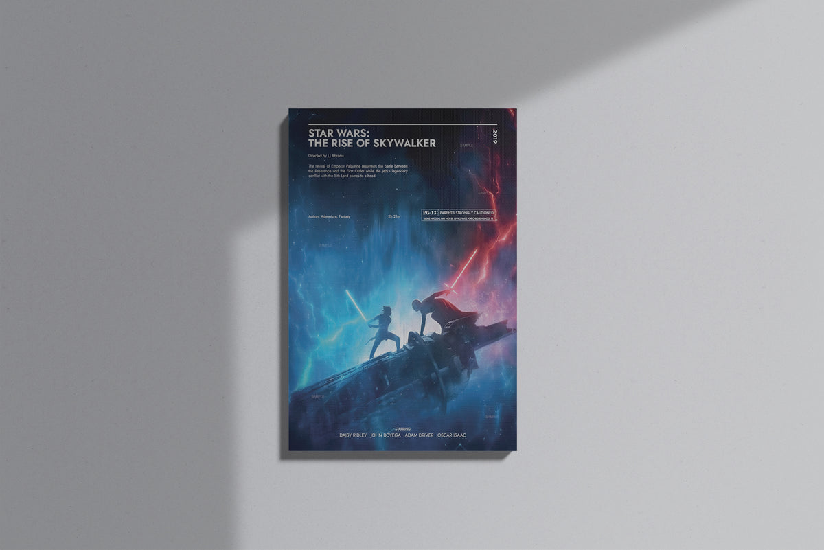 GeekCultcha Star Wars The Rise of Skywalker Premium Canvas Print