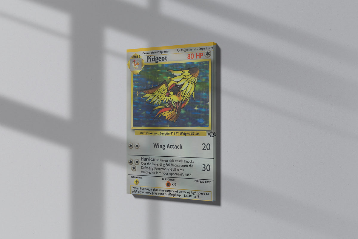 GeekCultcha Pokémon Pidgeot Premium Canvas Print