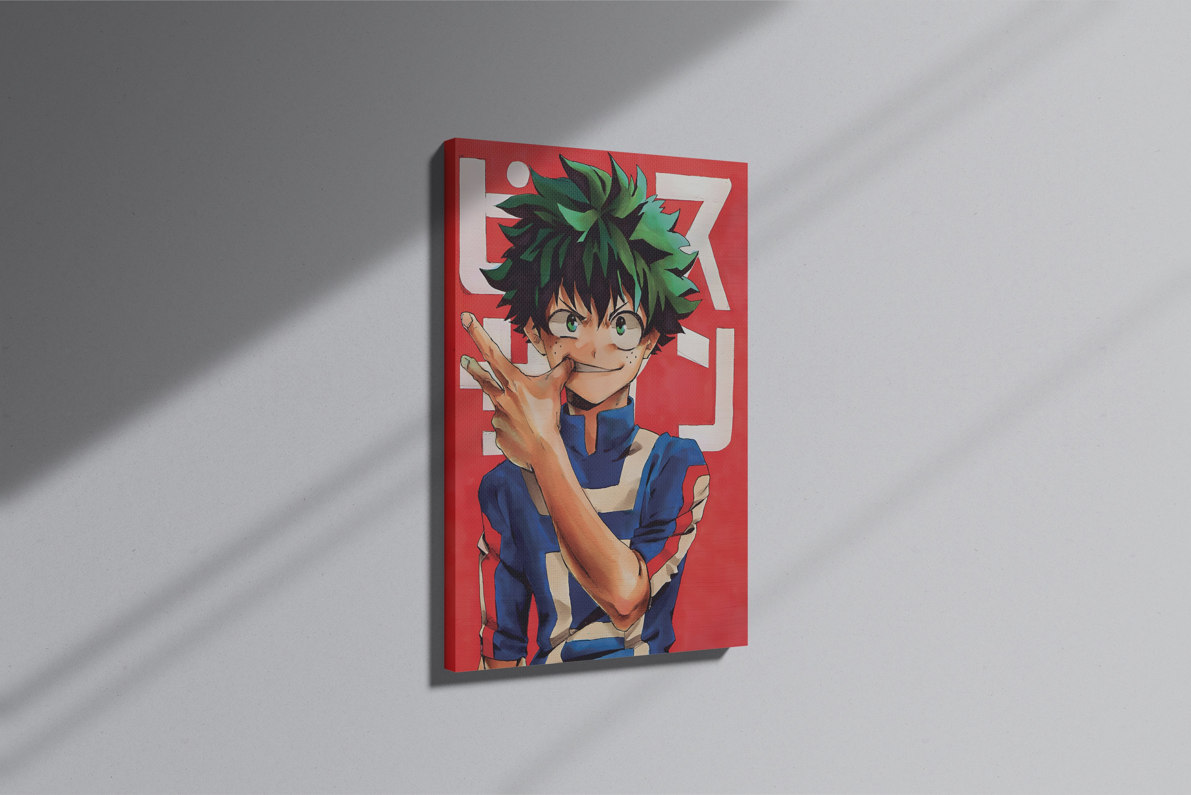 GeekCultcha My Hero Academia Deku Premium Canvas Print