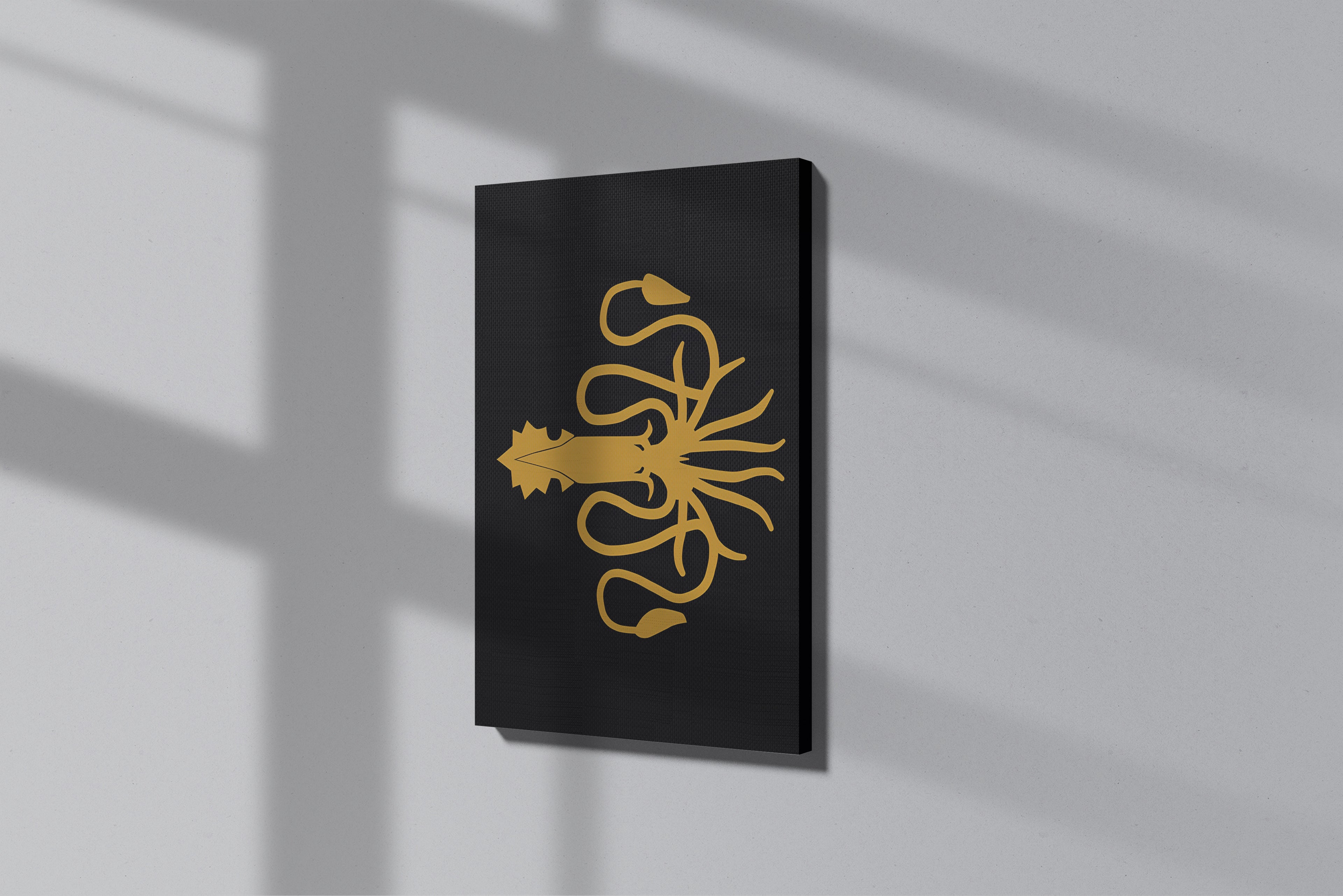 GeekCultcha Game of Thrones Greyjoy Dynasty Premium Canvas Painting