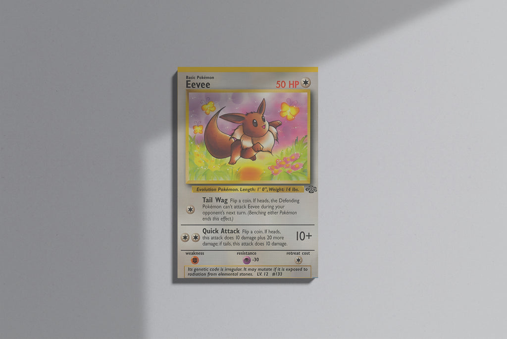 GeekCultcha Pokémon Eevee Premium Canvas Print