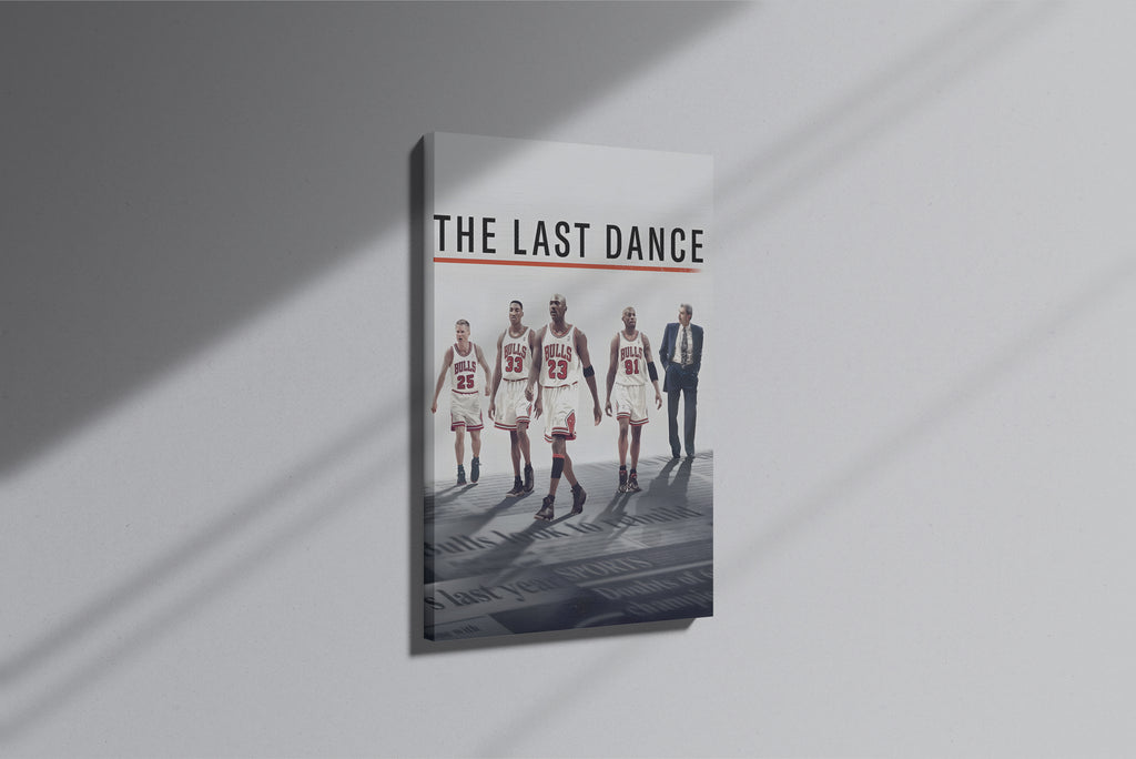 GeekCultcha The Last Dance Chicago Bulls Premium Canvas Print