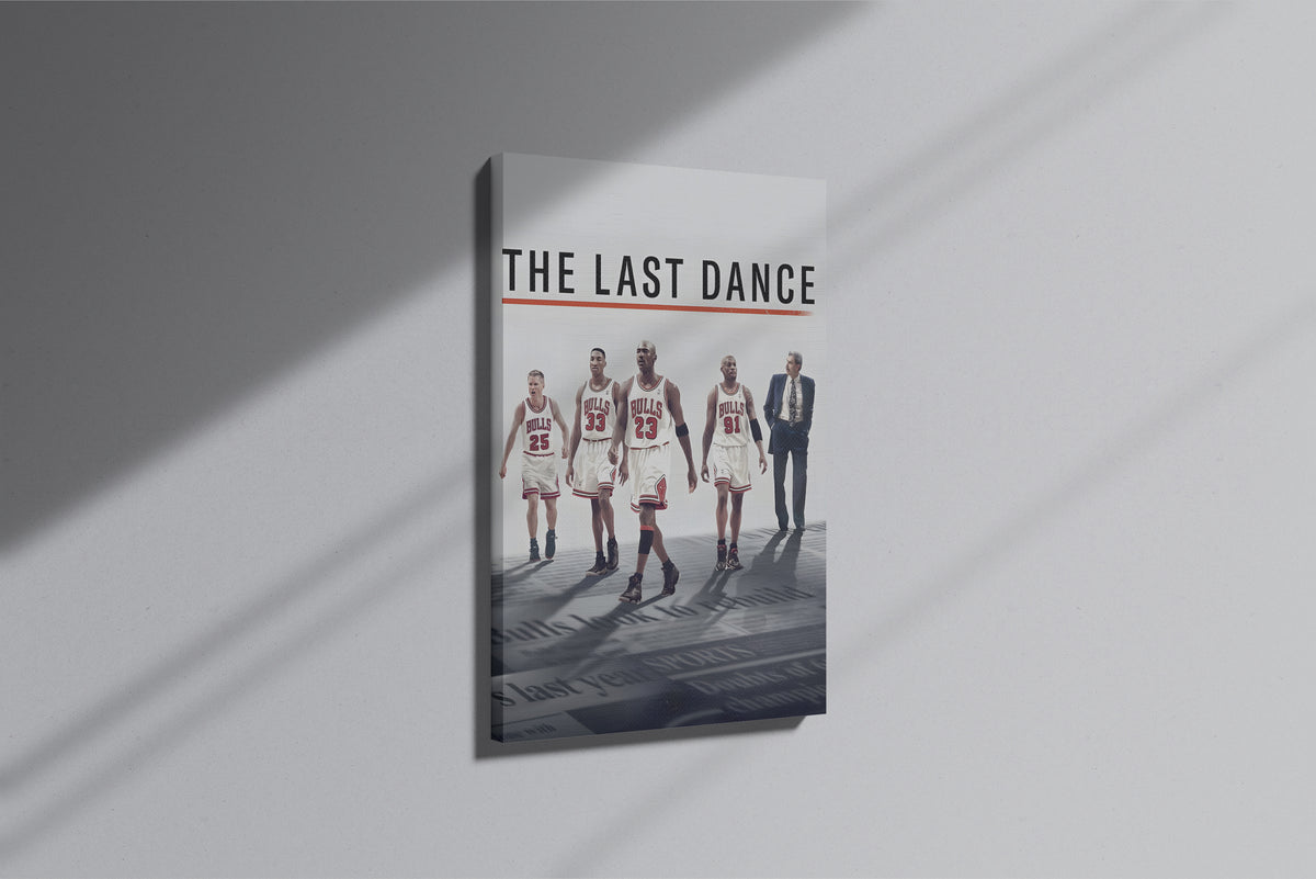 GeekCultcha The Last Dance Chicago Bulls Premium Canvas Print