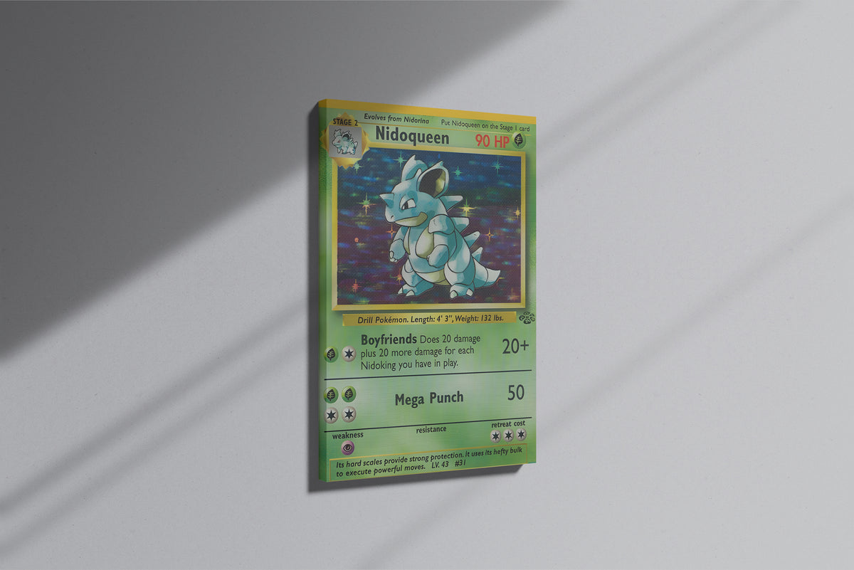 GeekCultcha Pokémon Nidoqueen Premium Canvas Print