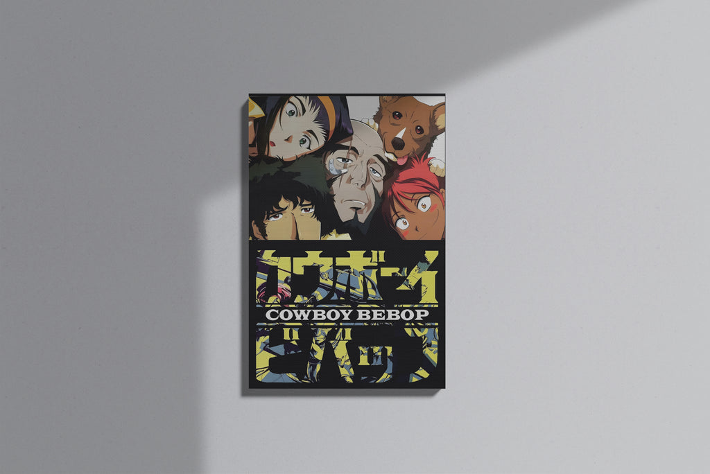 GeekCultcha Cowboy Bebop Character Themed Premium Canvas Painting