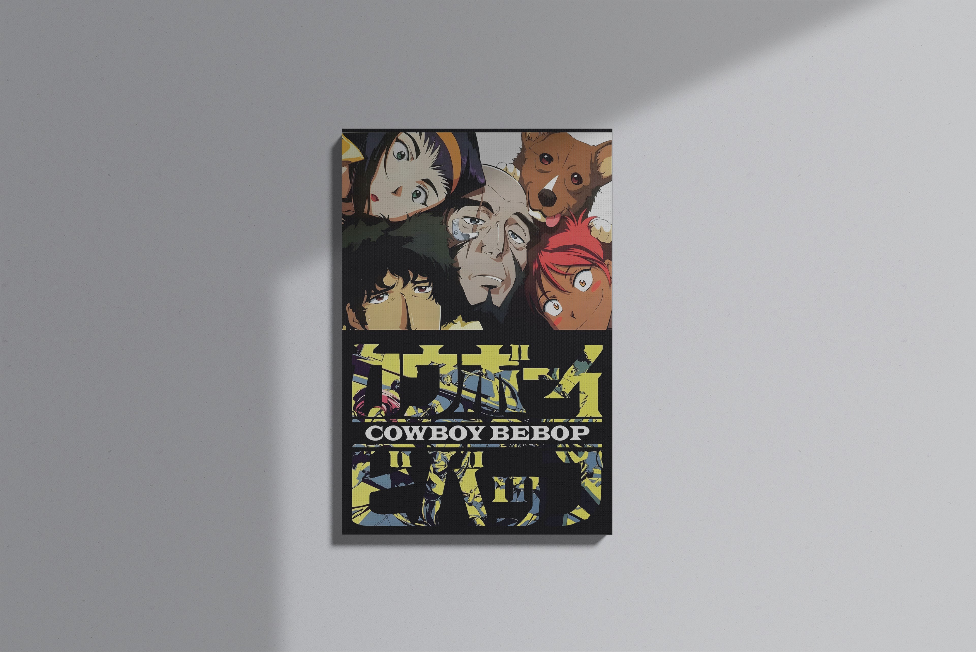 GeekCultcha Cowboy Bebop Character Themed Premium Canvas Painting