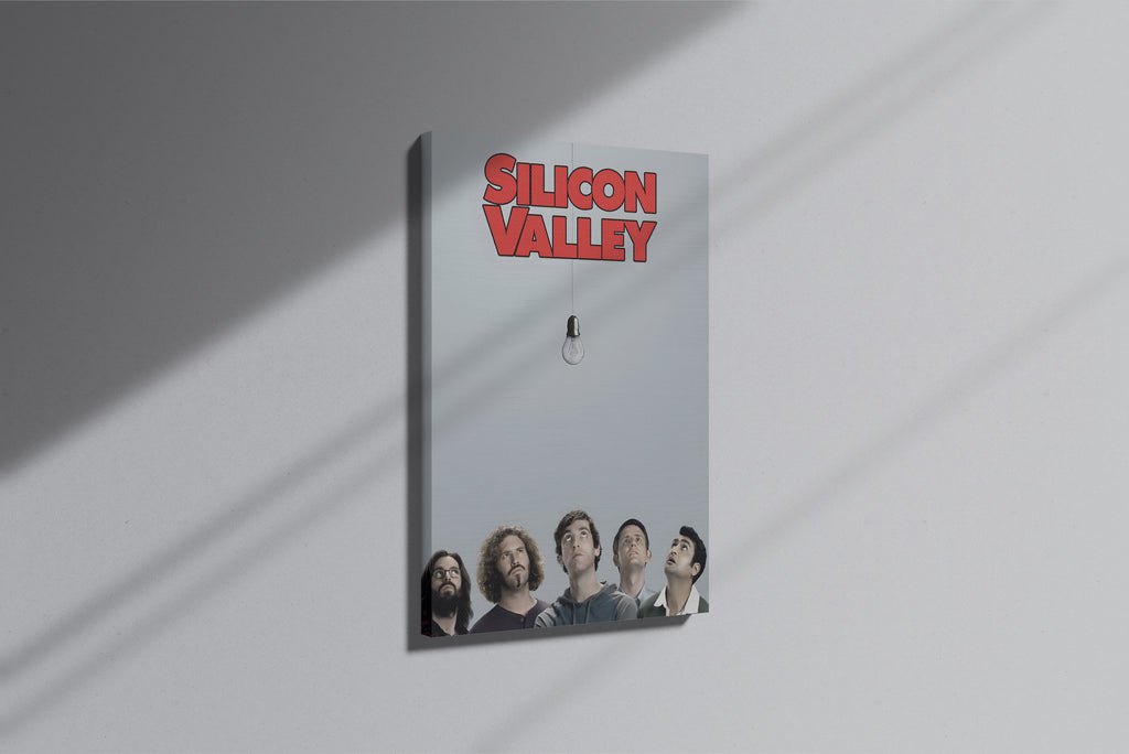 GeekCultcha Silicon Valley Series Canvas Painting Minimalist Design