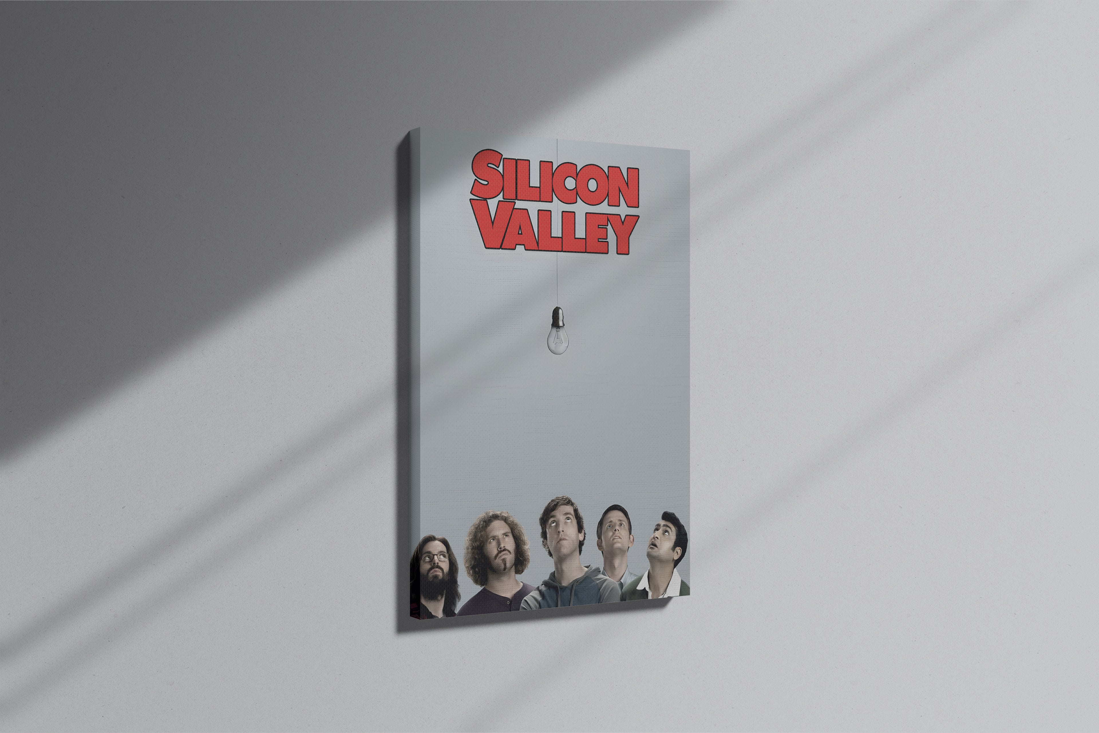 GeekCultcha Silicon Valley Series Canvas Painting Minimalist Design
