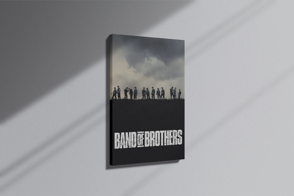 GeekCultcha Band of Brothers Themed Premium Canvas Print