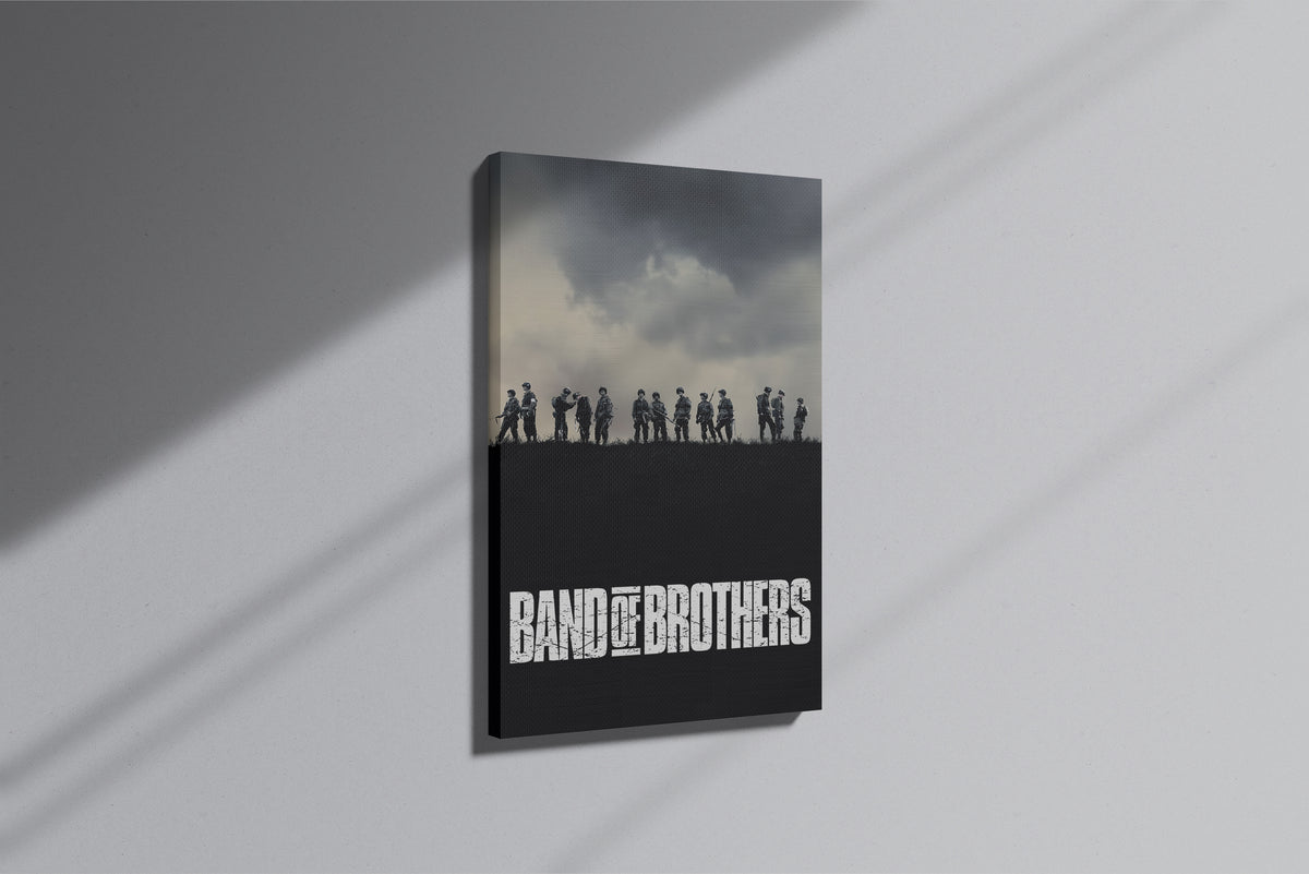 GeekCultcha Band of Brothers Themed Premium Canvas Print