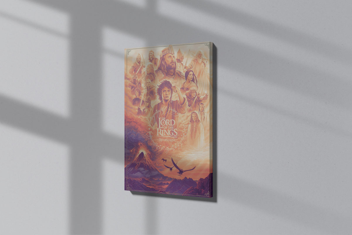 GeekCultcha The Lord of the Rings Aragorn Premium Canvas Print