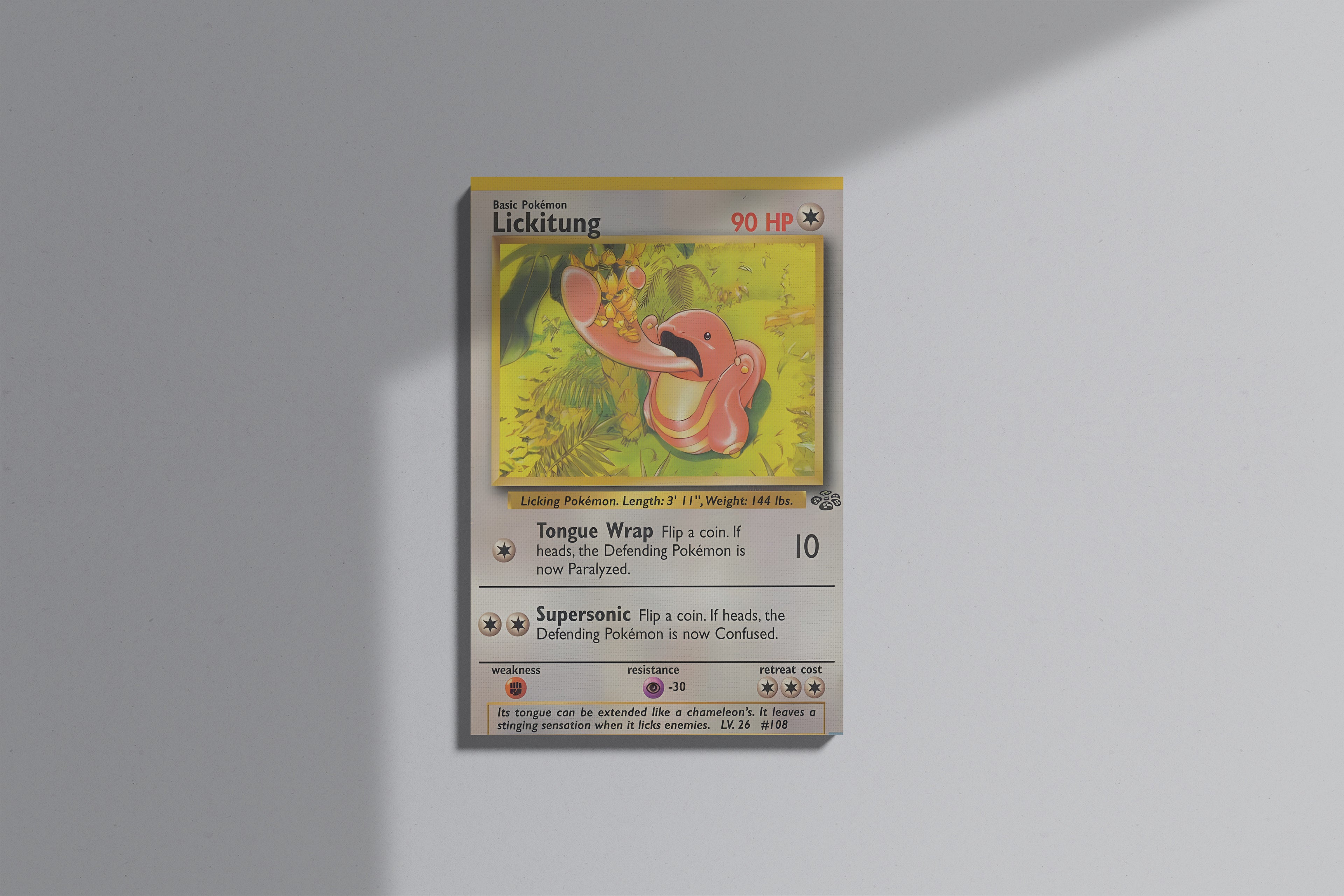 GeekCultcha Pokémon Lickitung Premium Canvas Print