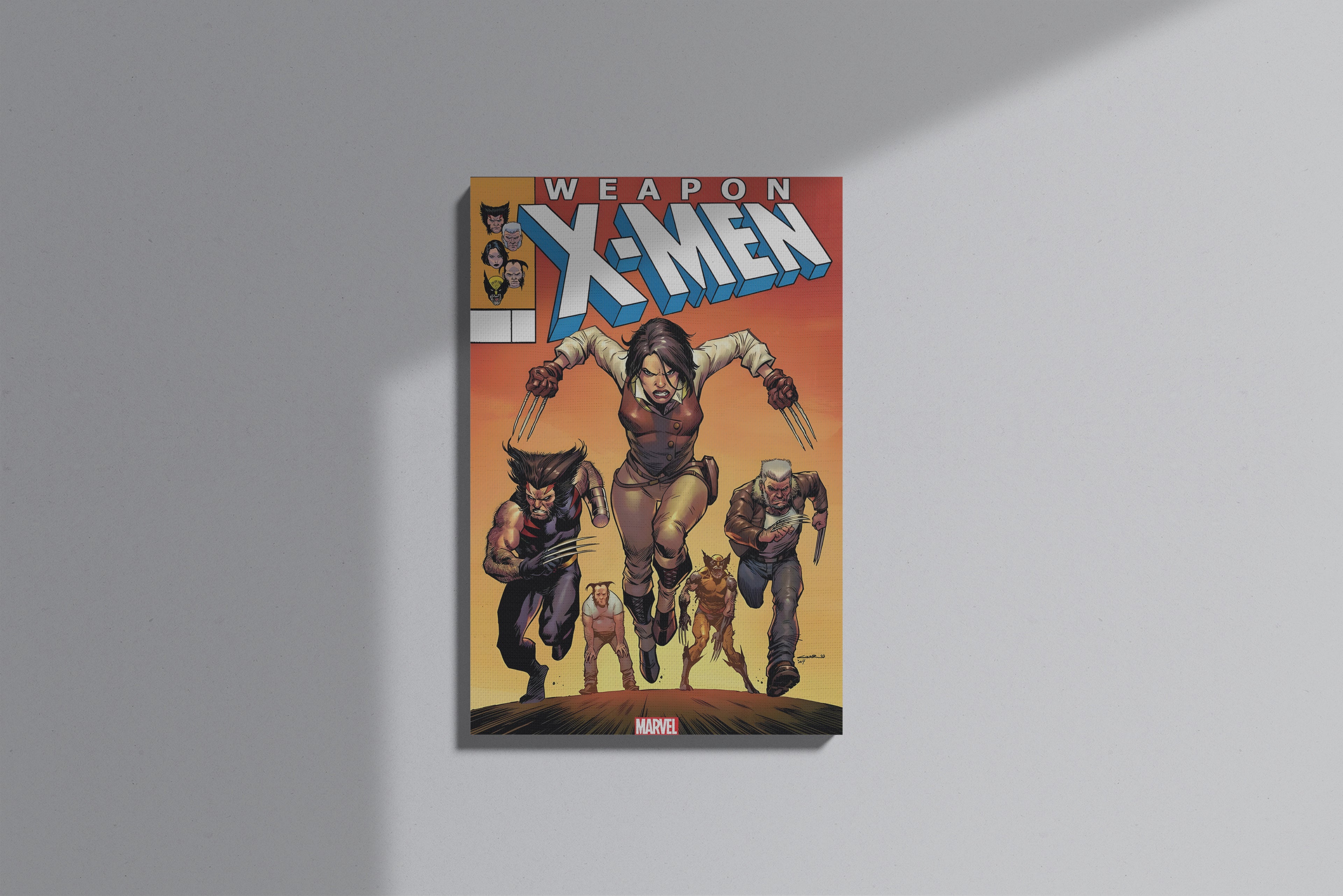 GeekCultcha Marvel X-Men Weapon X Premium Canvas Print
