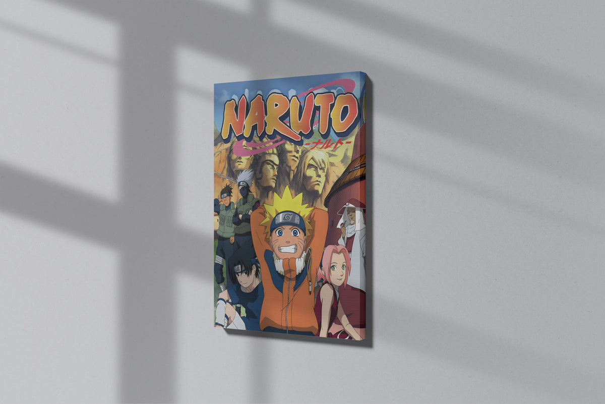 GeekCultcha Naruto Characters Premium Canvas Painting
